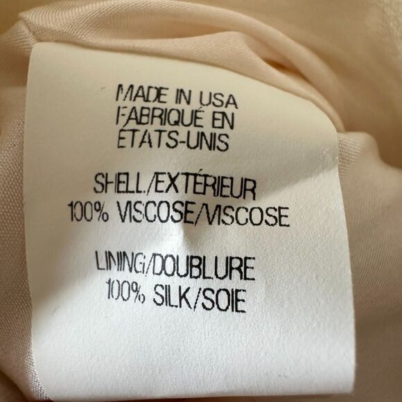 Helmut Lang‎ Silk Ivory White Cream Pants Trousers Size 4 - Picture 10 of 10